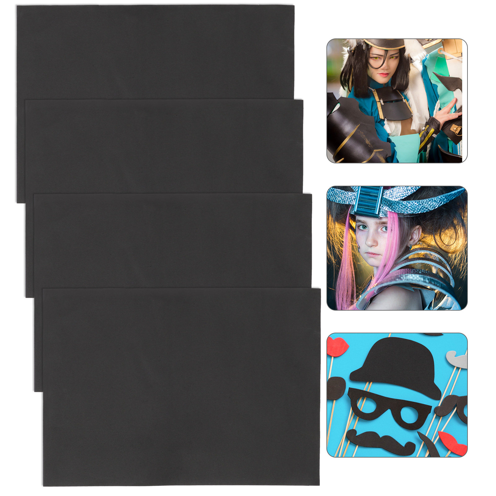 Cosplay Prop Foam Board - 4Pcs Foam Eva Board Sheets DIY