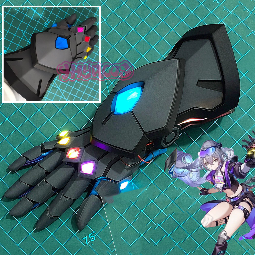 Anaxa Cosplay Prop - Silver Wolf Item: Infinity Gauntlet Honkai: