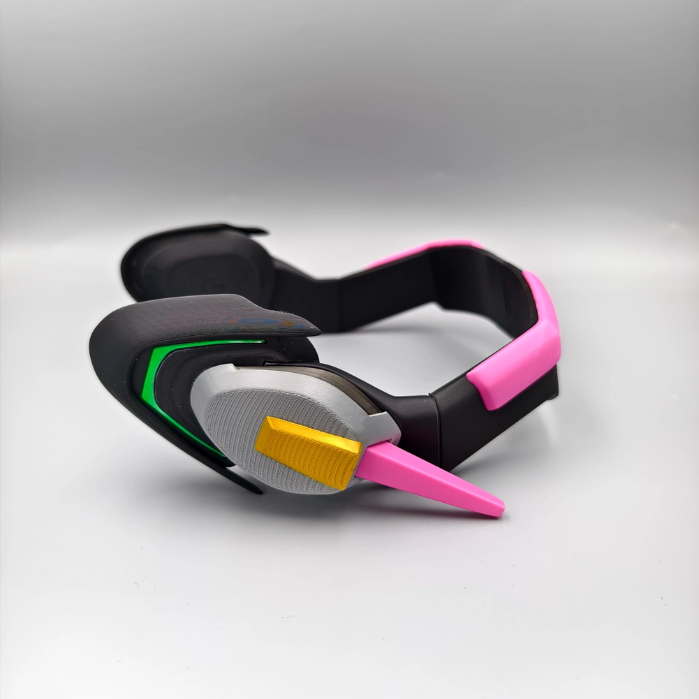 3D Printing Craft Dva Headset  - Dva Cosplay Prop 评论和价格