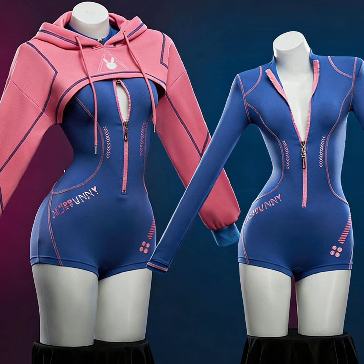  Cosplay Bunny Girl Song Hana  - Dva Cosplay Prop 评论和价格