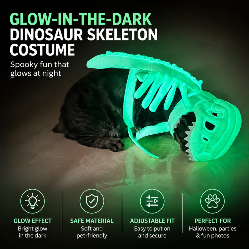 Dinosaur-Patterned Pet Bodysui - Free Cosplay Prop Patterns 评论和价格