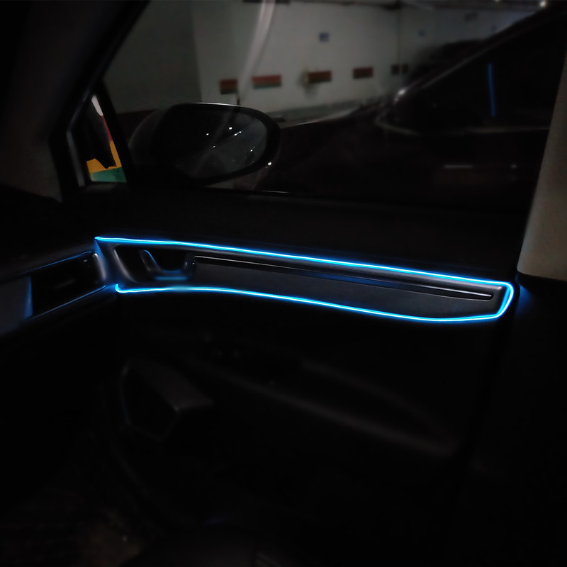 1M/3M/5M Car Interior Led Deco - Led El Wire 评论和价格