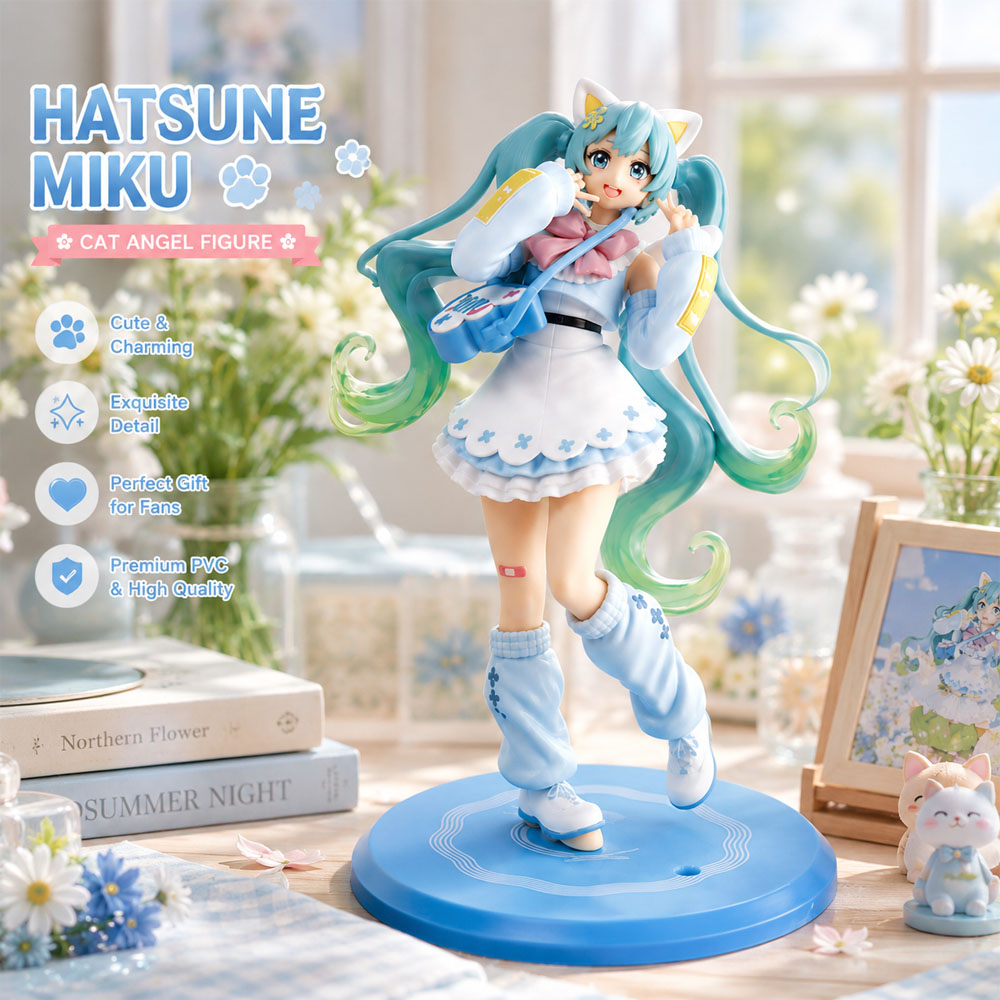 Hatsune Miku Cat Angel Figure  - Kotobukiya Bishoujo 评论和价格