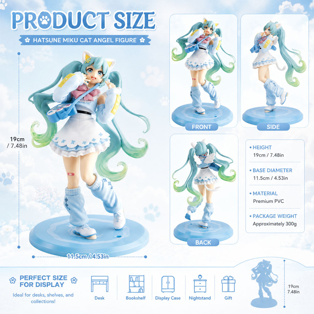 Hatsune Miku Cat Angel Figure  - Kotobukiya Bishoujo 评论和价格