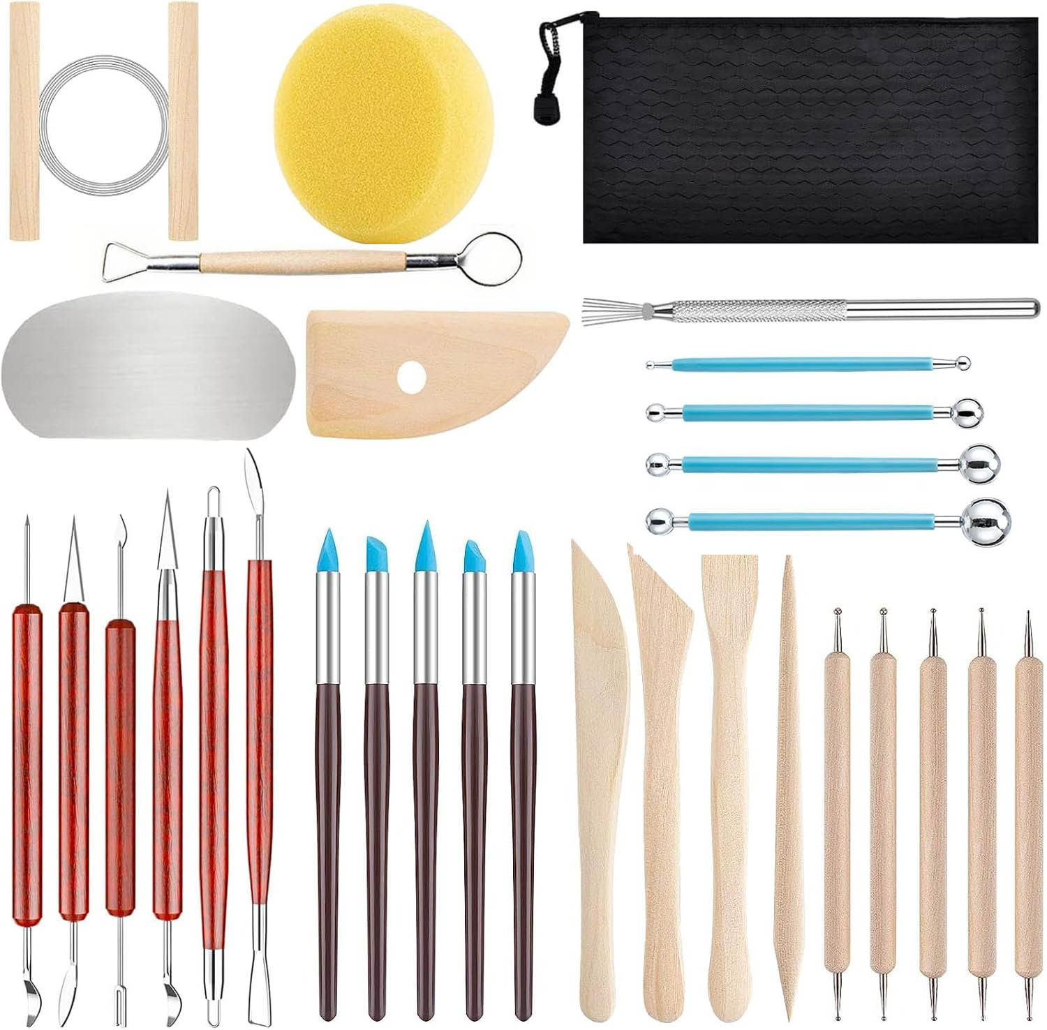 31Pcs/set Art Ceramics Making  - Craft Knife Set 评论和价格
