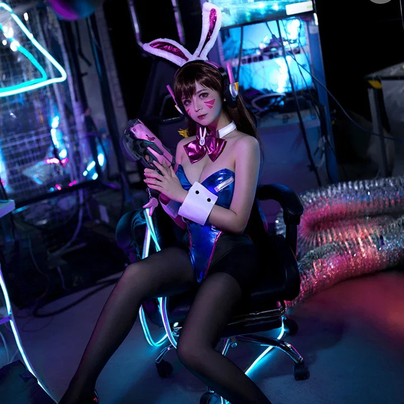 Overwatch DVA Bunny Jumpsuit S - Dva Cosplay Prop 评论和价格