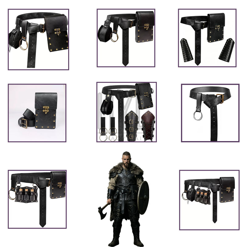 Viking Costume Accessories Set - Cosplay Props 评论和价格