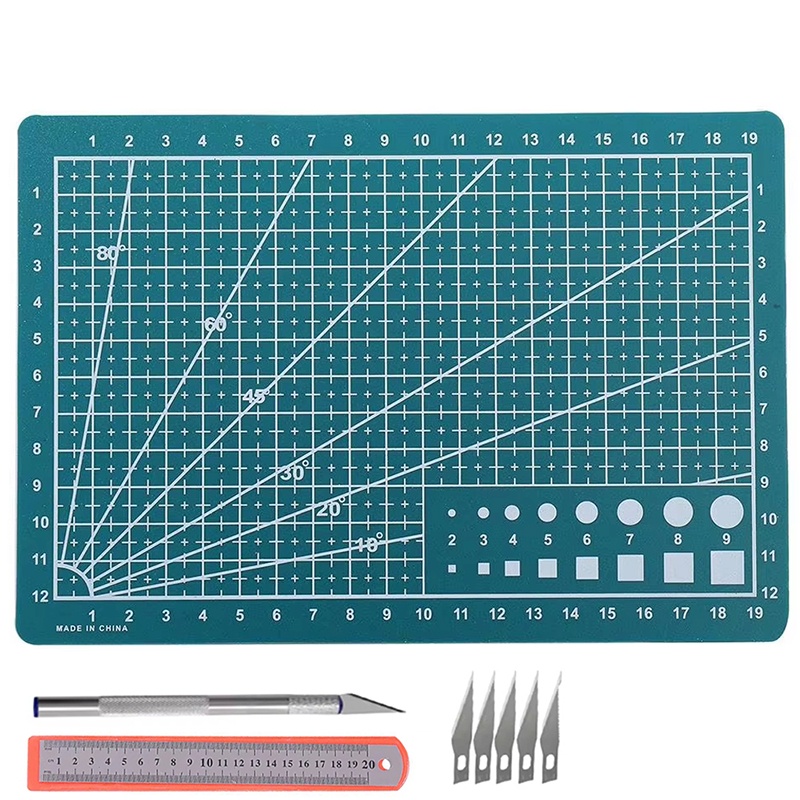 PVC Table Cutting Mat Set A3/A - Craft Knife Set 评论和价格