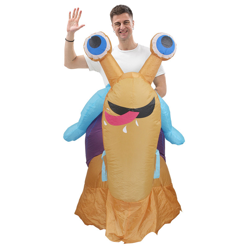 Riding Snail Inflatable Costum - Cosplay Props 评论和价格