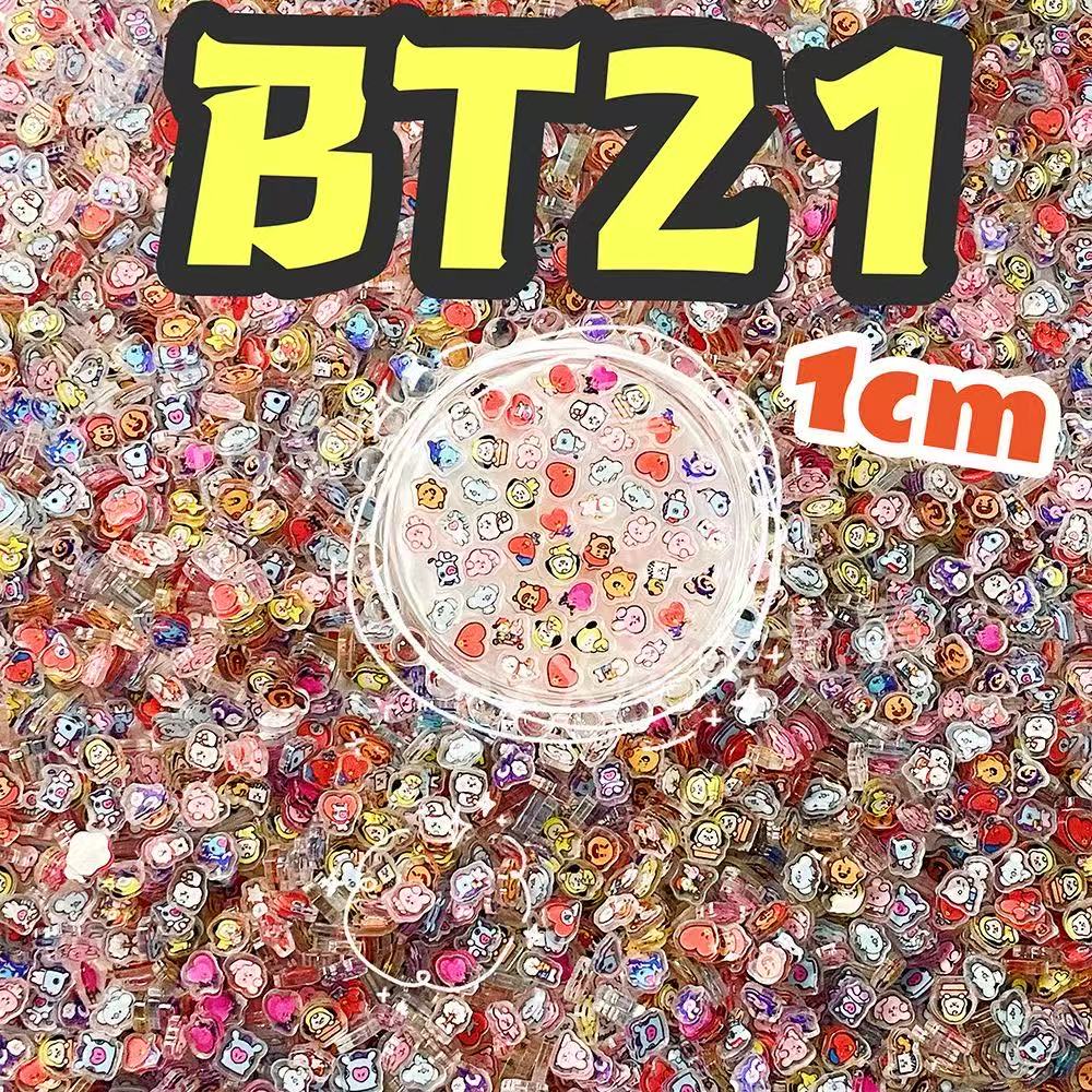 100pcs BT21 BTS Single-Layer 1 - Acrylic Cosplay Prop 评论和价格